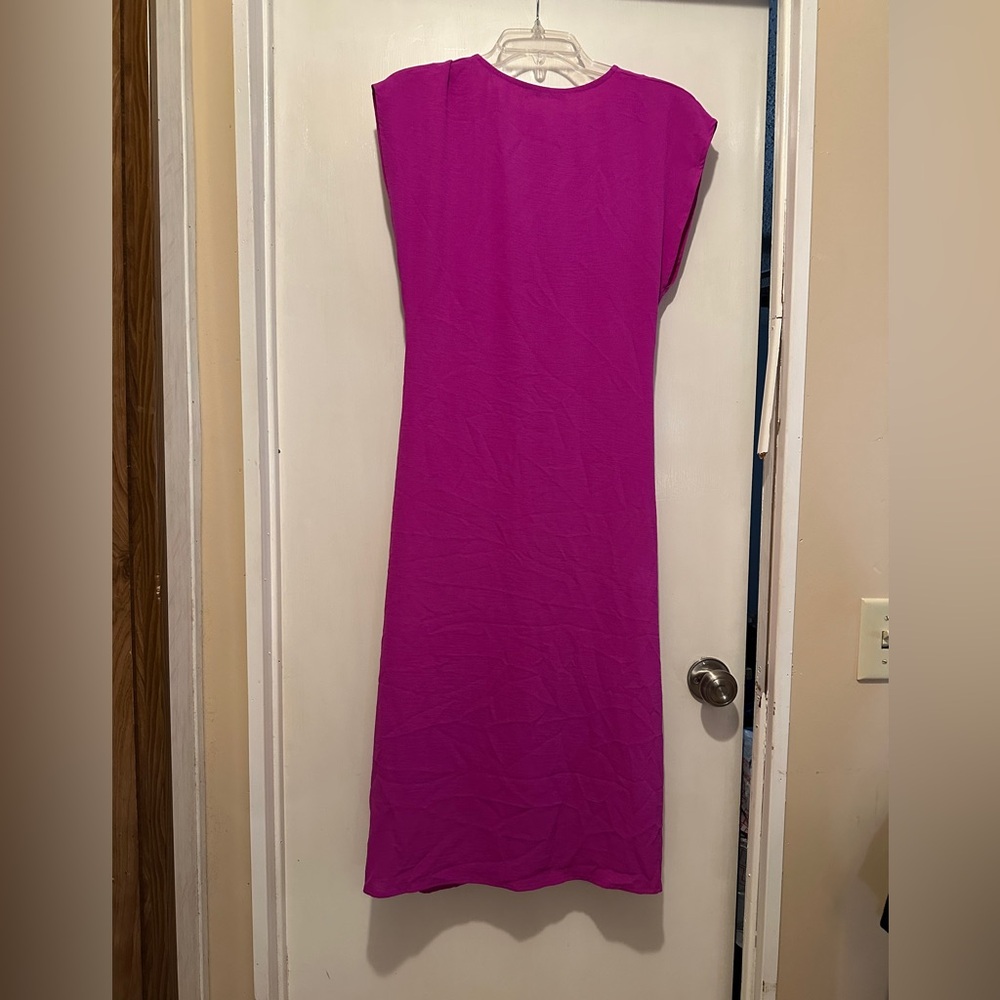NWT Zara Magenta Sheath Dress
